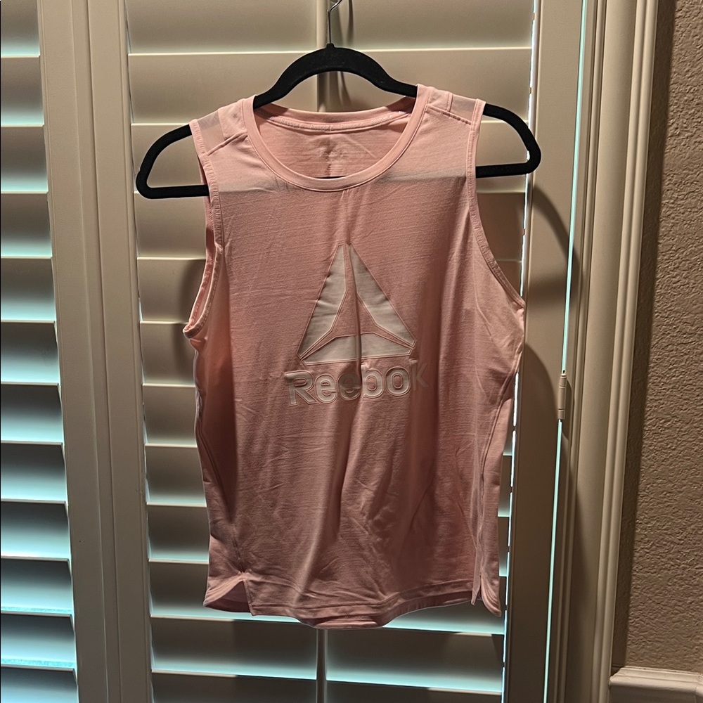 Reebok Women's Light Pink Muscle Tee